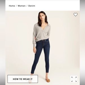 Jcrew high-rise toothpick